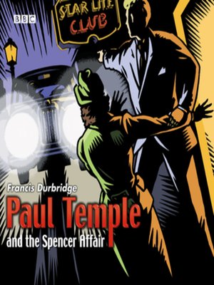 cover image of Paul Temple and the Spencer Affair